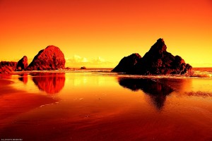 Sfondi-desktop-paesaggi-HD-tramonto-rosso