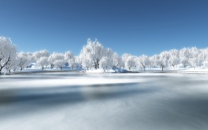 Sfondo paesaggio neve bellissimo