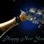 Gif animata buon 2016 stappare bottiglia