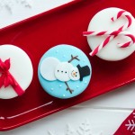 Sfondo cake design natale bellissimo