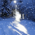 Gif animata inverno paesaggio